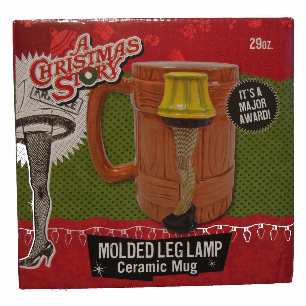 iCup A Christmas Story NEW In Box Molded Leg Lamp Ceramic Mug